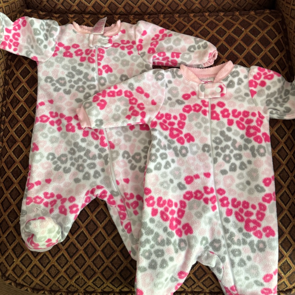 Gerber Pink and White Baby Onesie